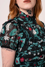 Medea Snake Top by Hell Bunny