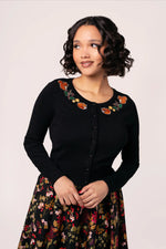 Woodland Chester Cardigan by Hell Bunny