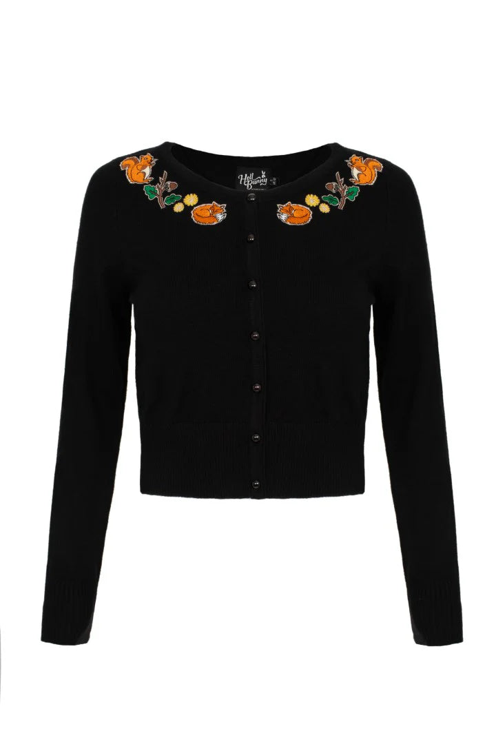 Woodland Chester Cardigan by Hell Bunny
