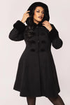 Bat Batilda Coat in Black by Hell Bunny