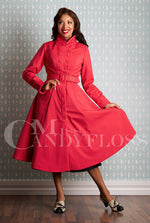 Lucinda-Rose Water Repellent Trench Coat by Miss Candyfloss