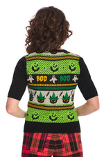Spooky Boo Short Sleeve Sweater by Banned