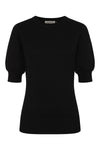 Black Short Sleeve Sweater by Banned