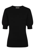 Black Short Sleeve Sweater by Banned