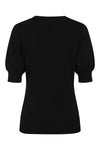 Black Short Sleeve Sweater by Banned