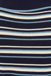 Navy Striped Maisie Sleeveless Sweater by Banned