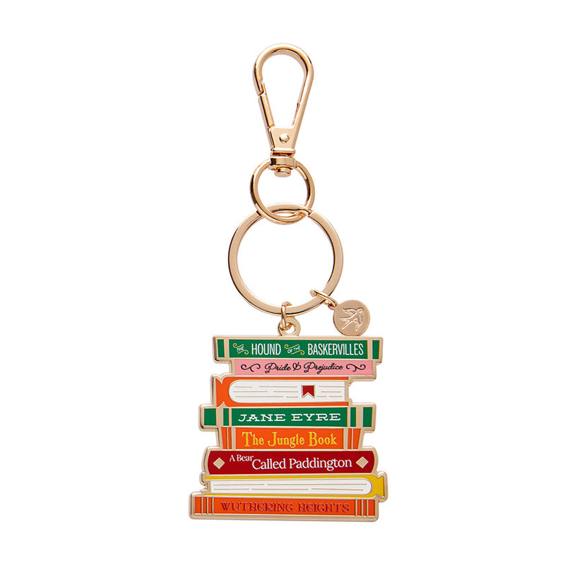 Literary Gems Enamel Key Chain Ring by Erstwilder