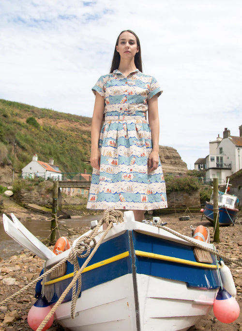 Ships Ahoy Louise Dress by Palava