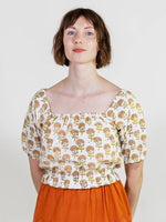 Lainey Top in Marigold by Mata Traders