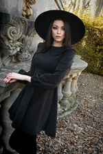 Piper Mini Dress in Black by Katakomb