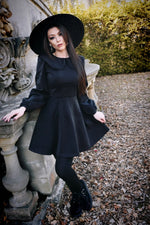 Piper Mini Dress in Black by Katakomb