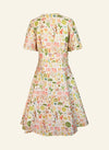 Cream Coral Reef Rita Dress by Palava X Natural History Museum