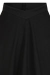 Baxter High Waisted Full Skirt in Black by Banned
