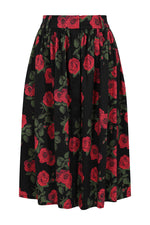 Roses Pleated Skirt by Banned
