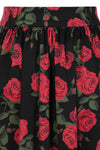 Roses Pleated Skirt by Banned