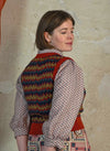 Rust Electric Jacquard Shirley Sweater Vest by Palava