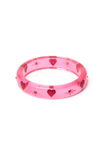 Pink Key to My Heart MIDI Bangle Bracelet by Splendette