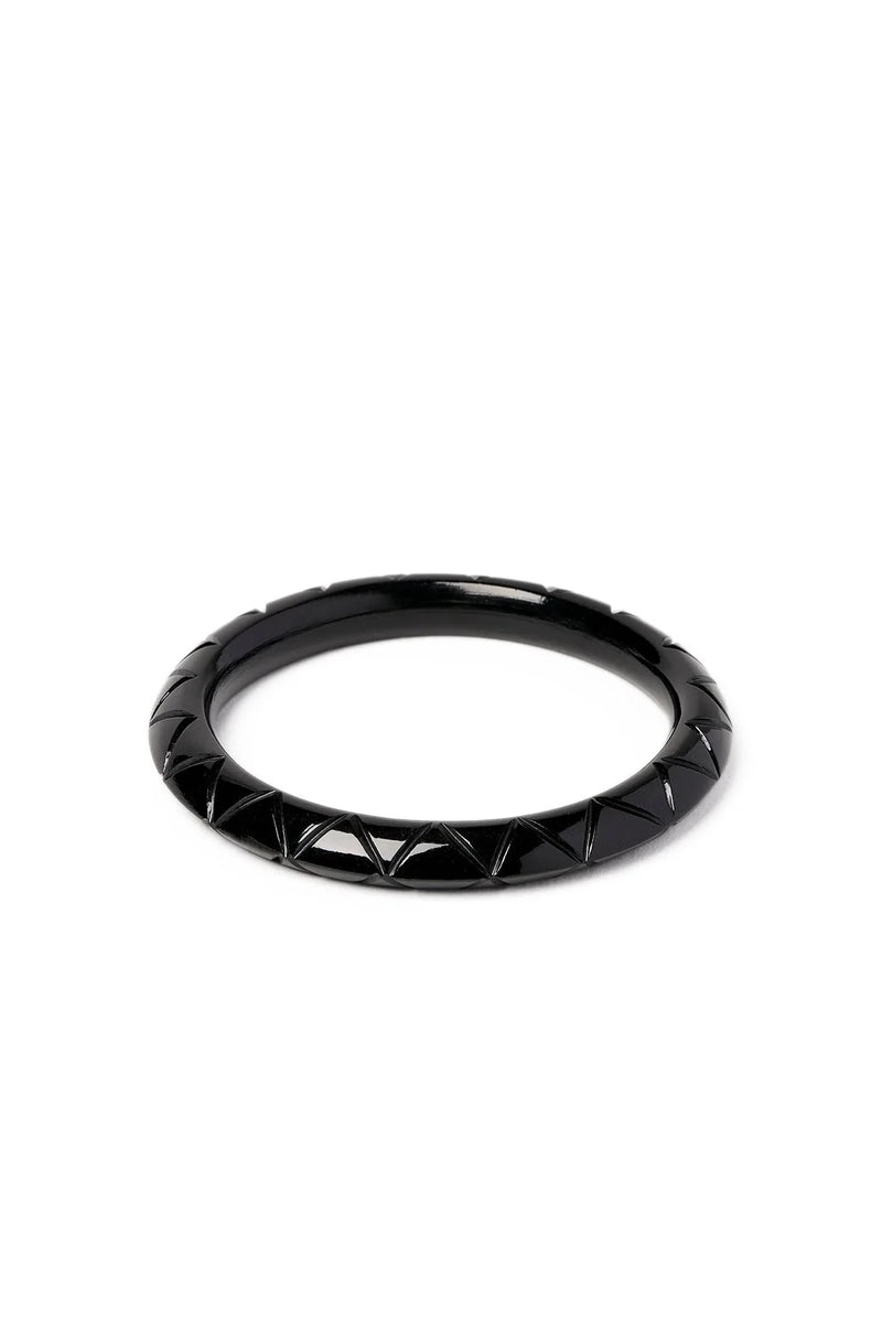 Narrow Obscura Bangle Bracelet by Splendette