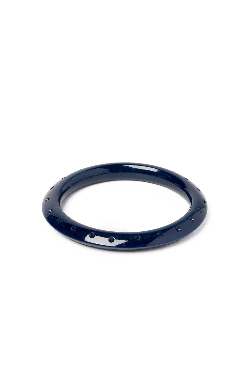 Narrow Nocturne Bangle Bracelet by Splendette