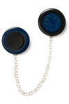 Nocturne Double Brooch by Splendette