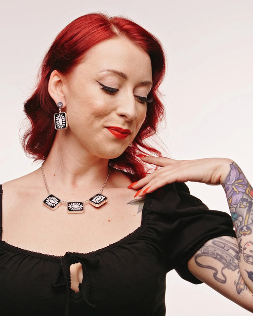 Rebel Black Necklace by Splendette