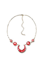 Necktie Red Necklace by Splendette