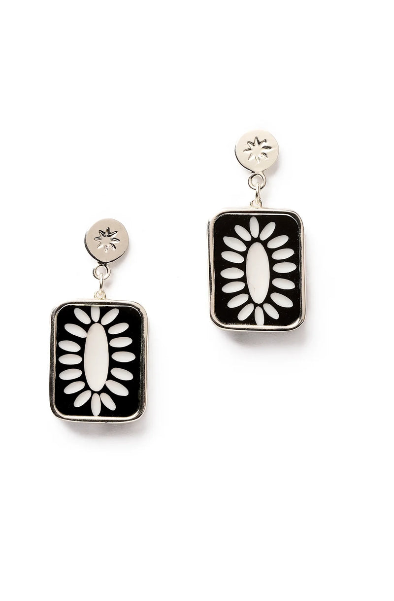 Rebel Black Earrings by Splendette