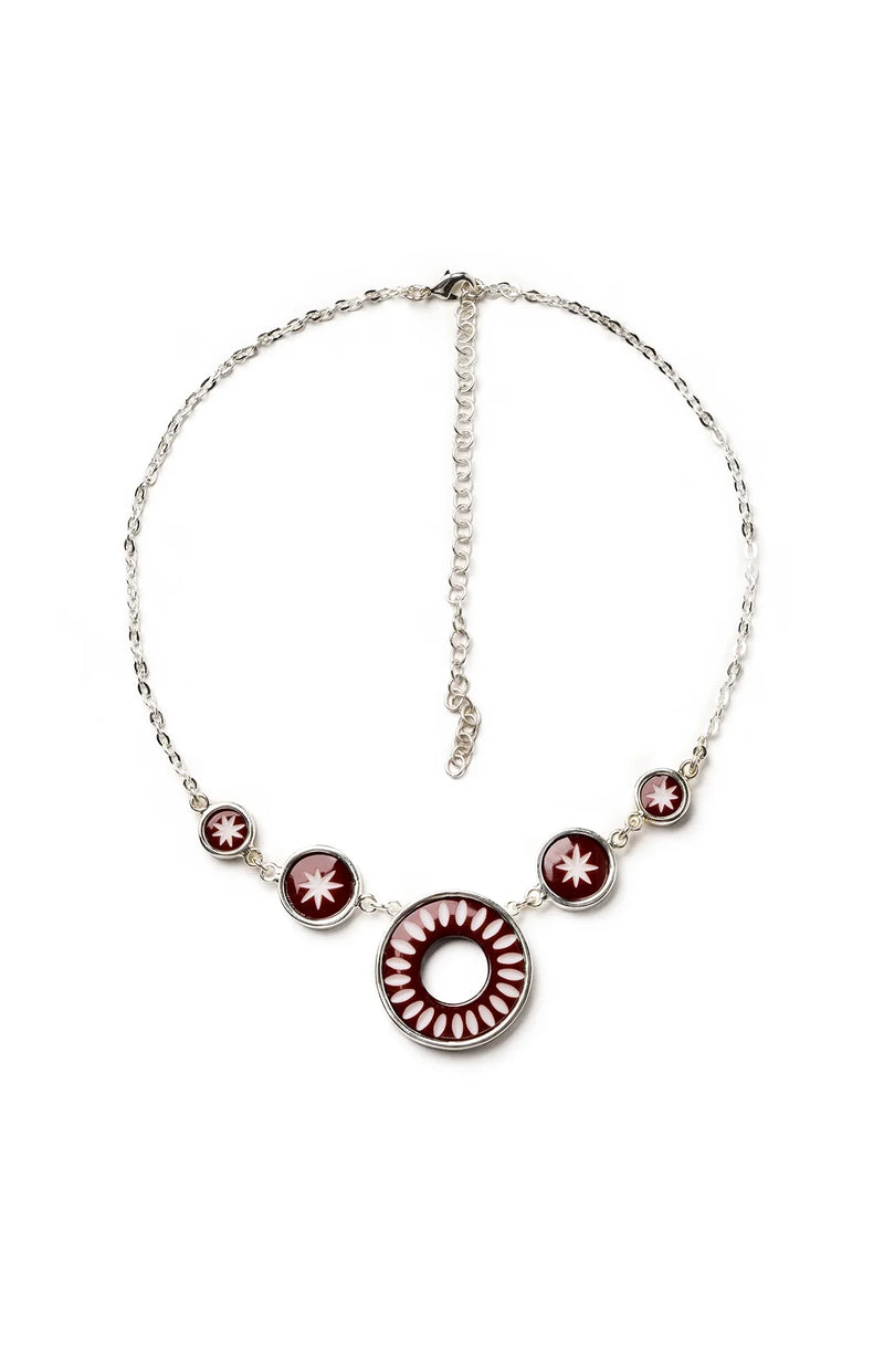 Saddle Brown Necklace by Splendette