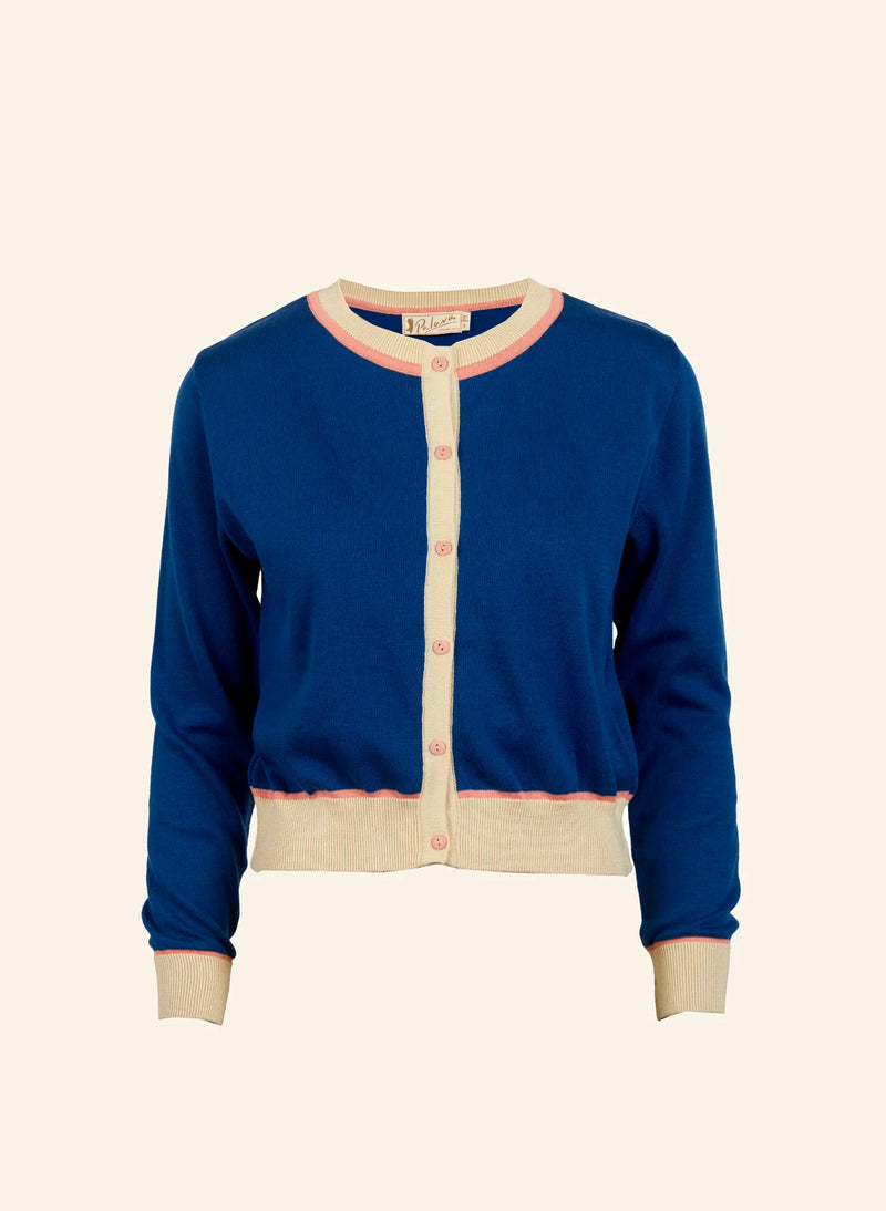 PALAVA カーディガン　Vera Blue Waves Sサイズ　新品 Blue Posies Vera Cardigan by Palava – Modern Millie