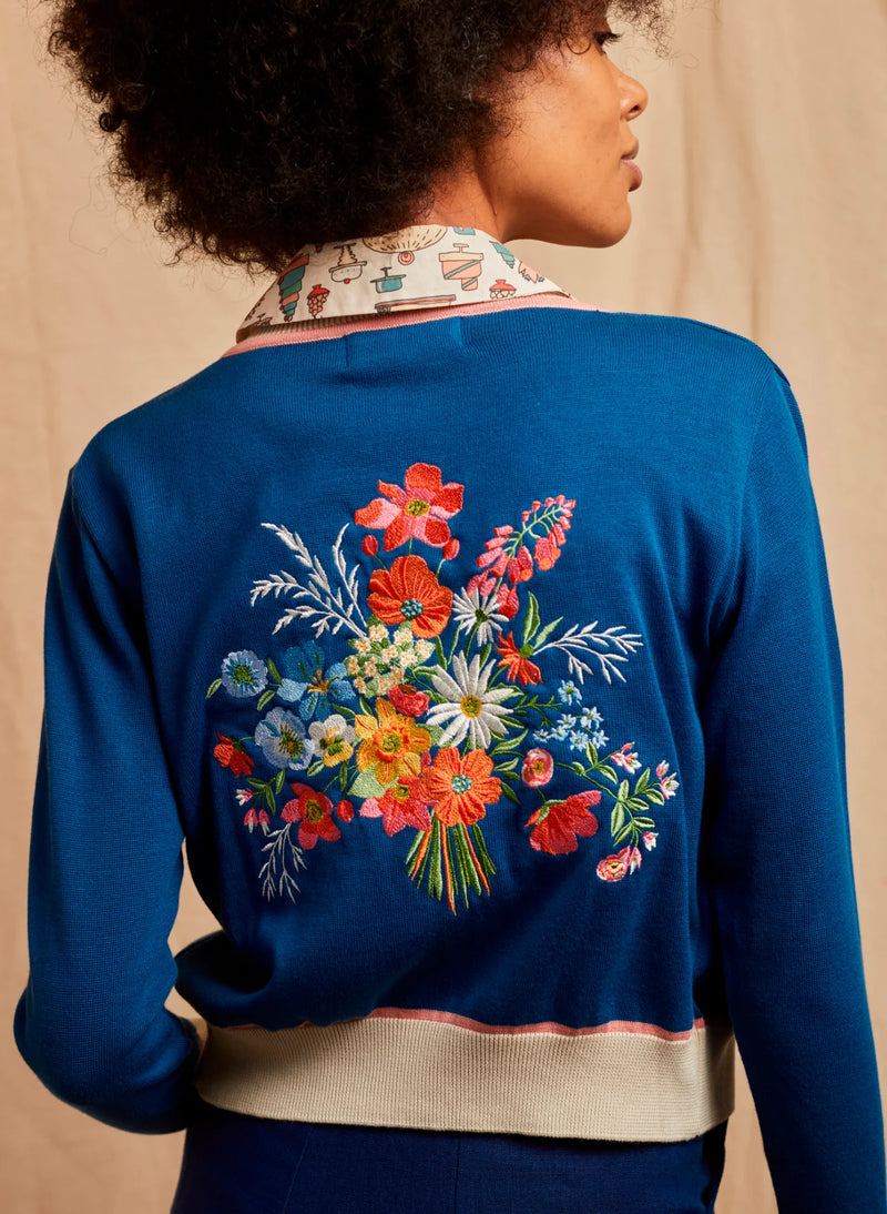 Blue Posies Vera Cardigan by Palava – Modern Millie