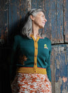 Teal Squirrel Vera Cardigan by Palava