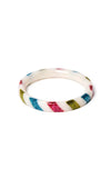Narrow Decked Out Bangle Bracelet by Splendette