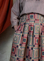 Red Quilt Florence Skirt by Palava