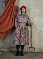 Red Quilt Florence Skirt by Palava