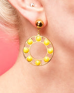 Acidic Drop Hoop Earrings by Splendette