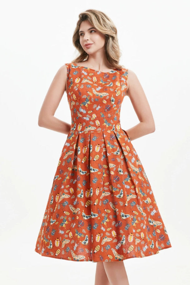 Autumn Crawl Lily Dress by Miss Lulo