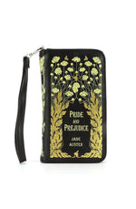 Floral Pride and Prejudice Book Wallet