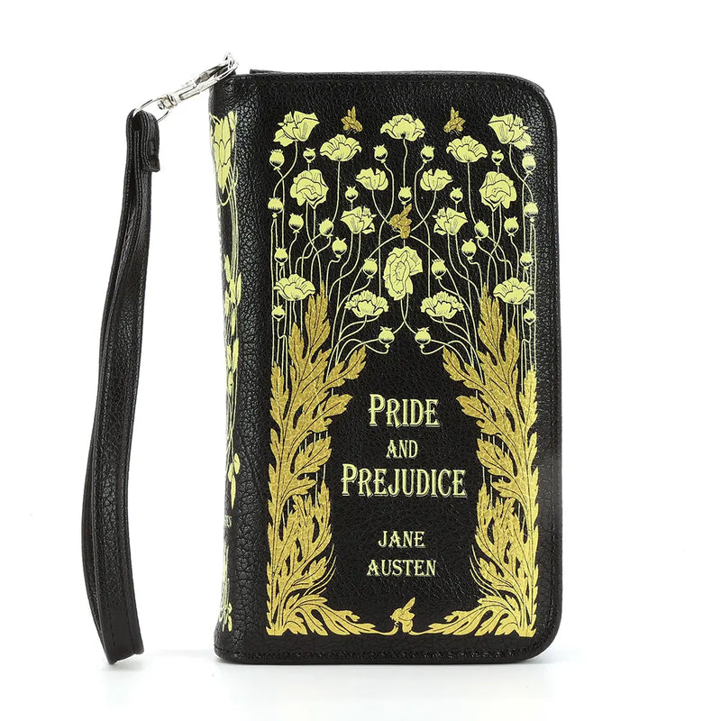 Floral Pride and Prejudice Book Wallet