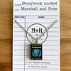 Frankenstein Book Locket Necklace by Marshall and Rose