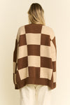 Checkered Gingerbread Sweater