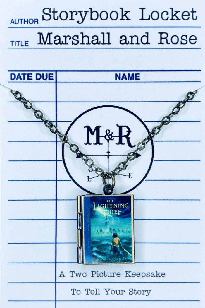 Percy Jackson - The Lightning Thief Locket Necklace by Marshall and Rose