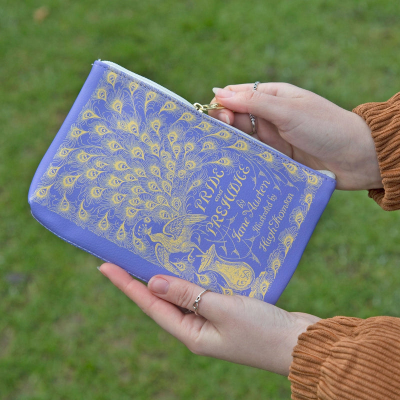 Purple Pride and Prejudice Pencil Case Pouch by Well Read Co