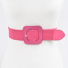 Square Buckle Straw Belt in Multiple Colors