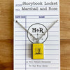 House Hufflepuff Book Locket Necklace by Marshall and Rose