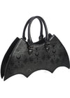 Obscure Chandelier Bat Handbag in Black by Banned