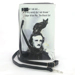The Black Cat by Edgar Allen Poe Book Cross-body Bag