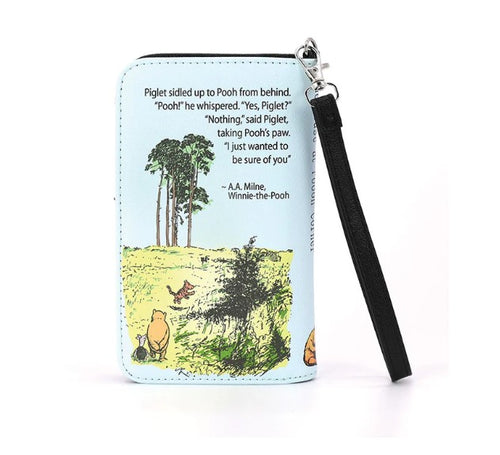 Blue The House at Pooh Corner Book Wallet