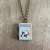 Grey Alice in Wonderland Book Locket Necklace by Marshall and Rose