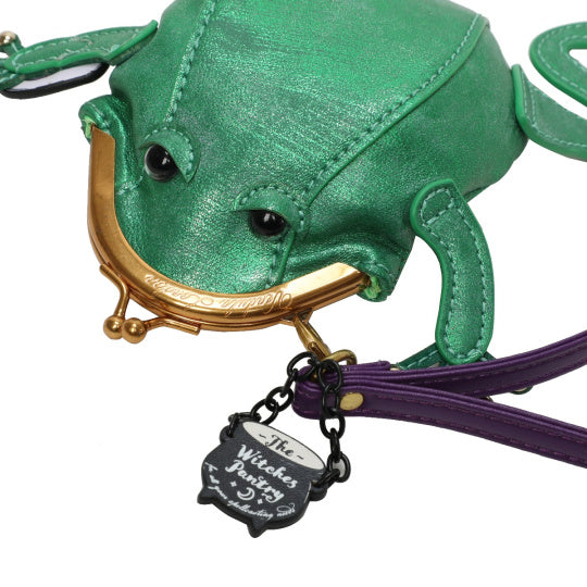 The Witches Pantry Frog Kiss Lock Coin Purse by Vendula London