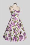 Sandi in Toscana Dress in Lavender by Retrospec'd